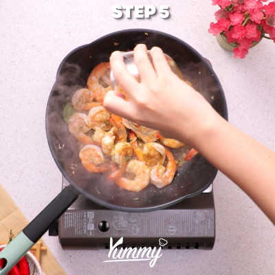 Step 5 Udang Masak Serai