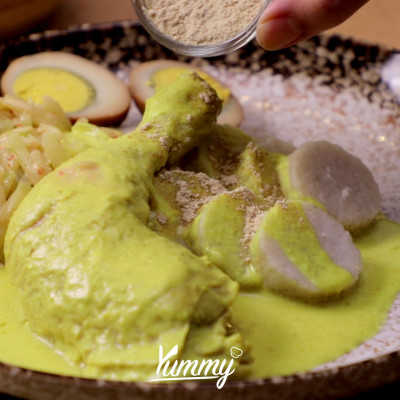 Step 5 Lontong Cap Gomeh