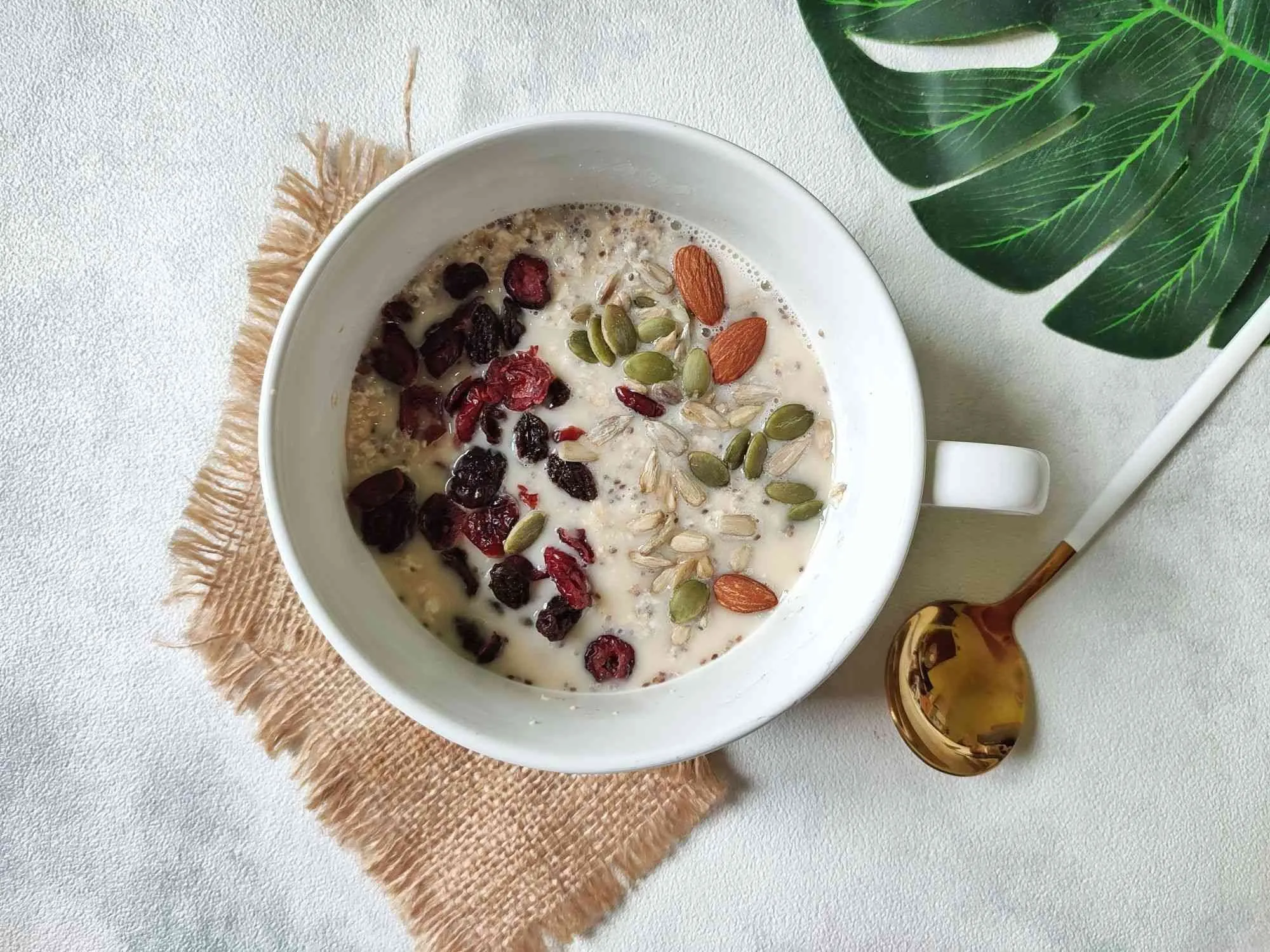 Diet Food Oatmeal Yakult