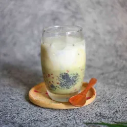 Es Matcha Susu Sagu Mutiara