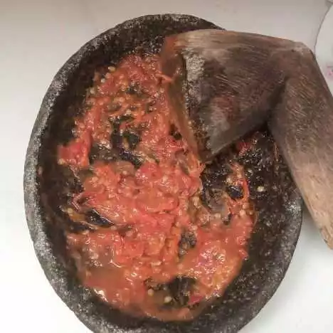 Step 4 Sambel Teri Tempe