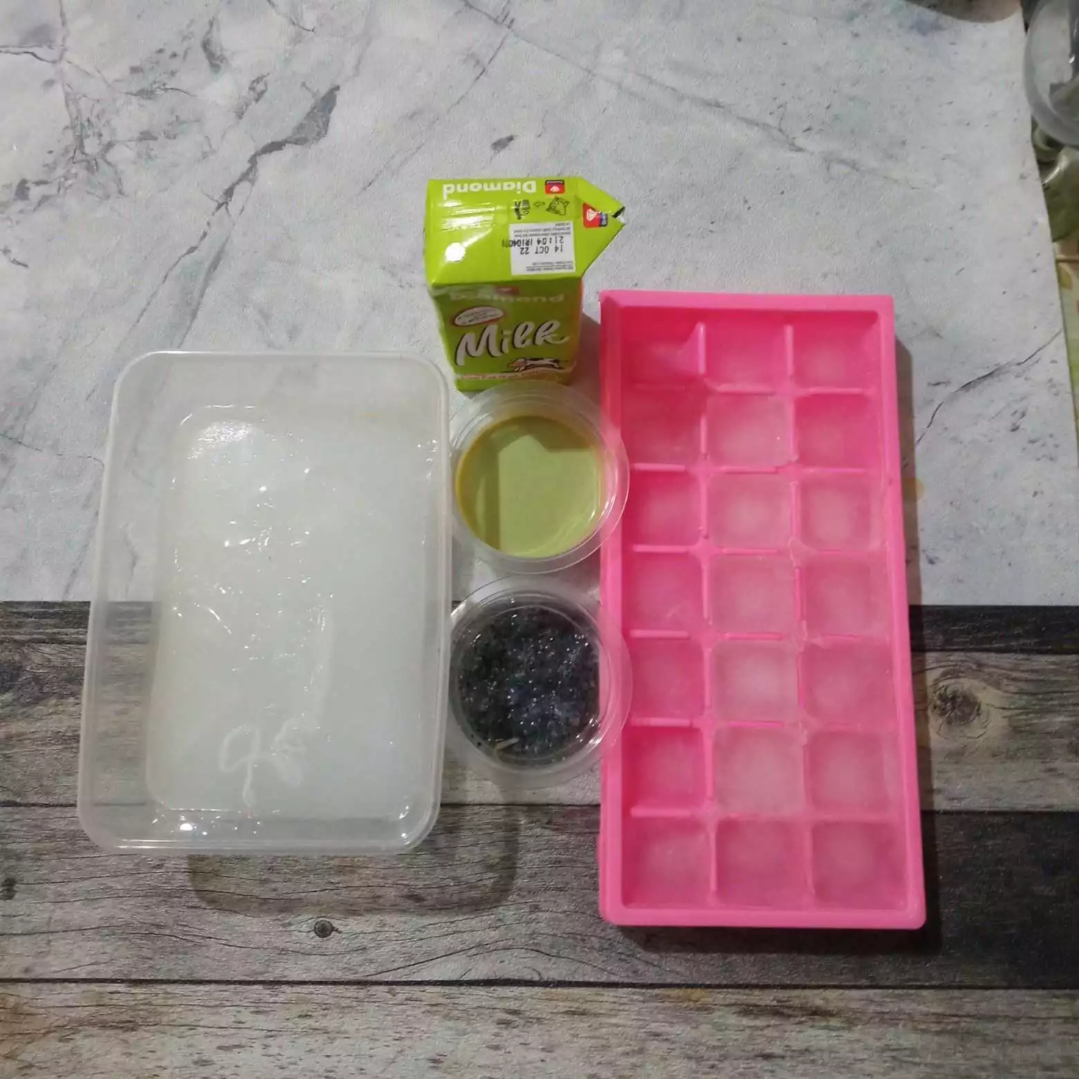 Step 1 Es Matcha Jelly Kelapa