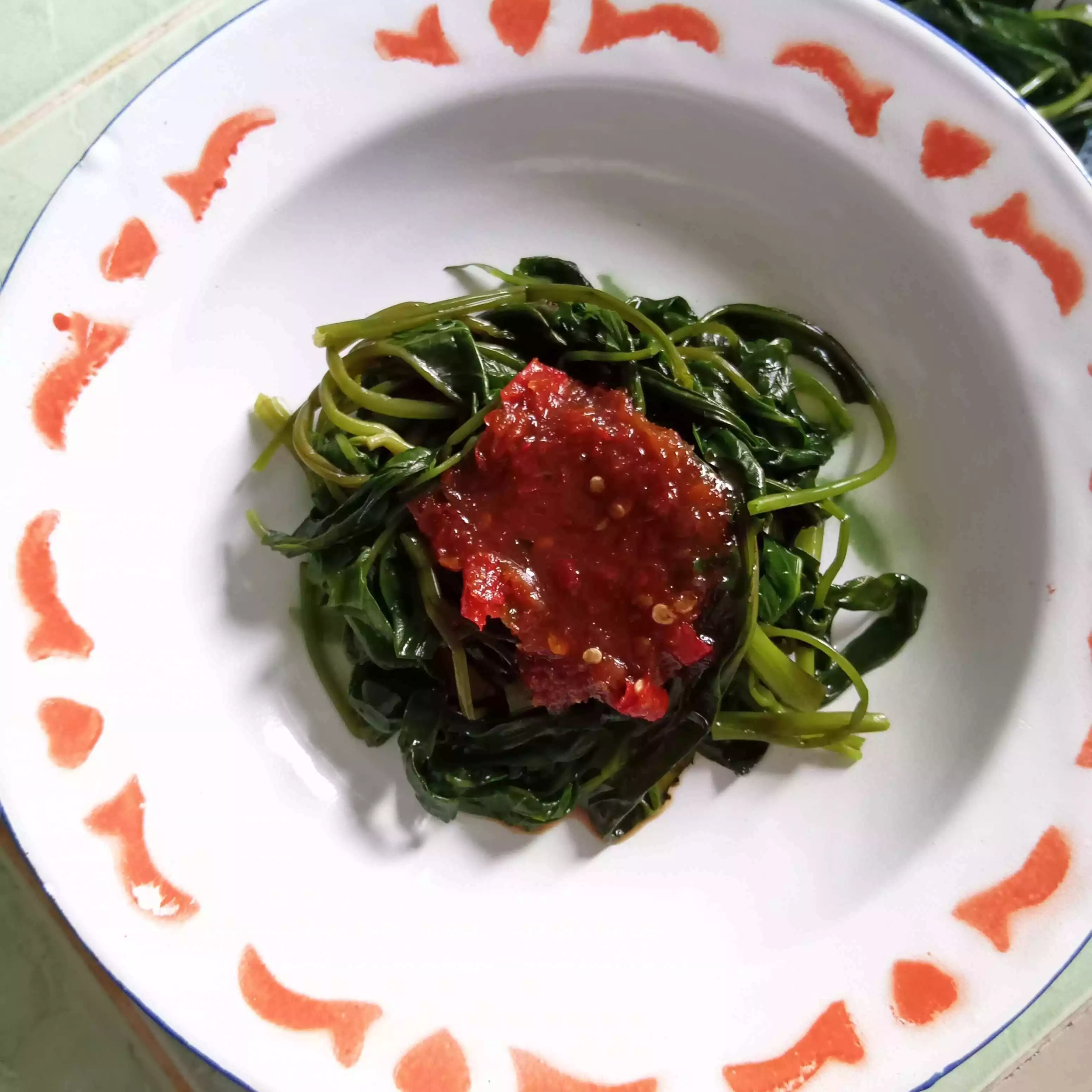 Step 6 Rujak Kangkung Khas Kuningan