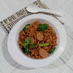 Nasi Mawut Sosis Ayam