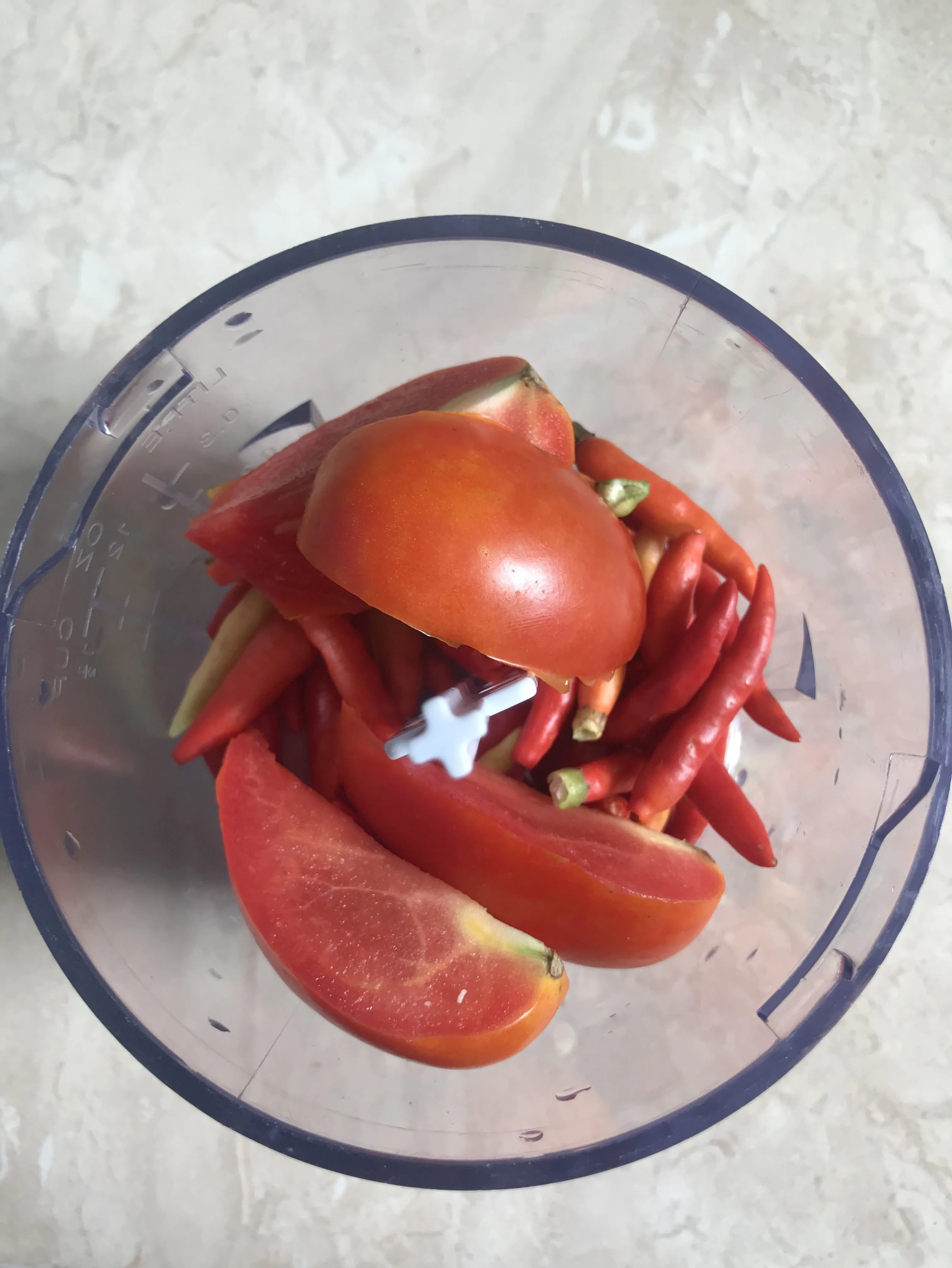 Step 1 Sambal Pete