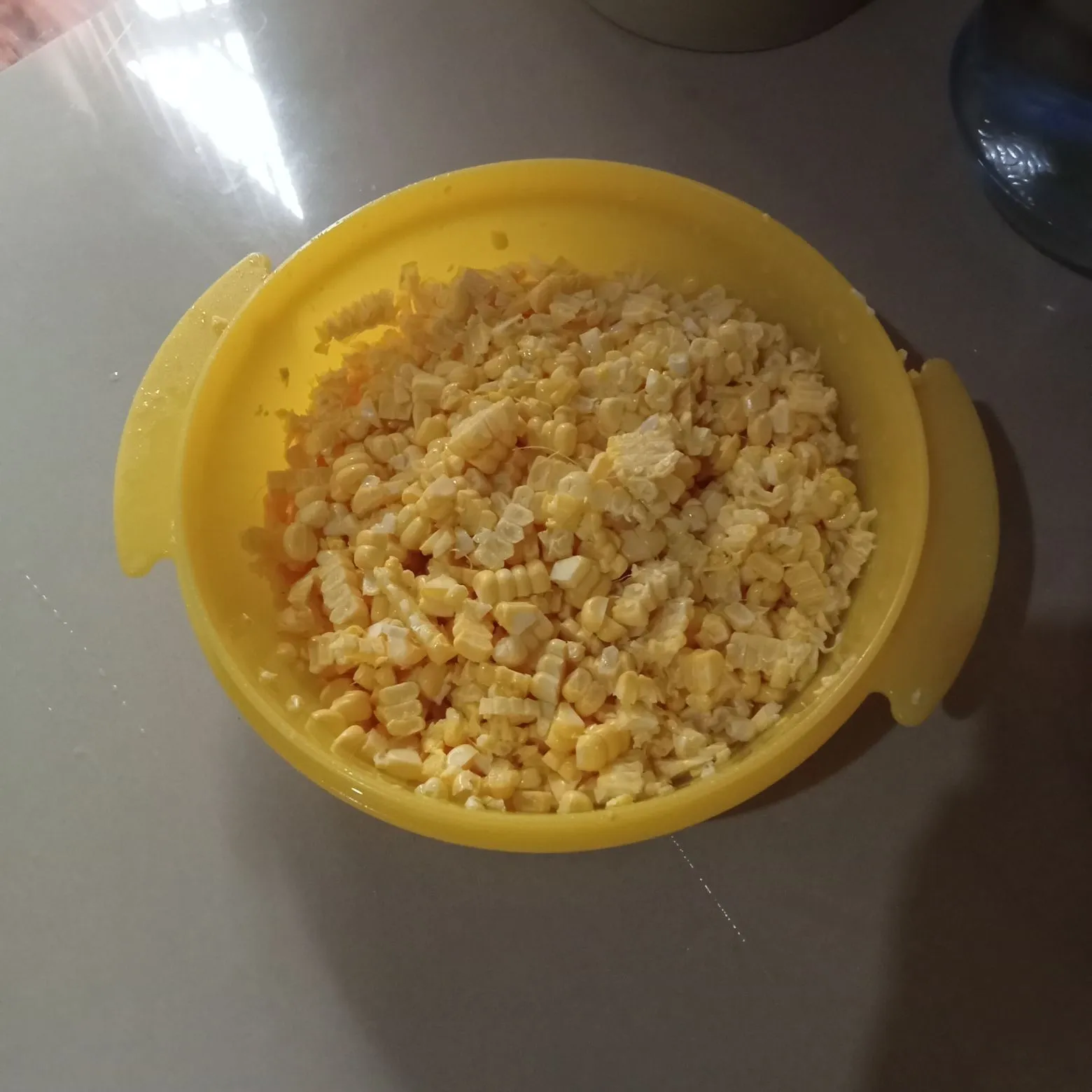 Step 1 Puding Jagung Santan