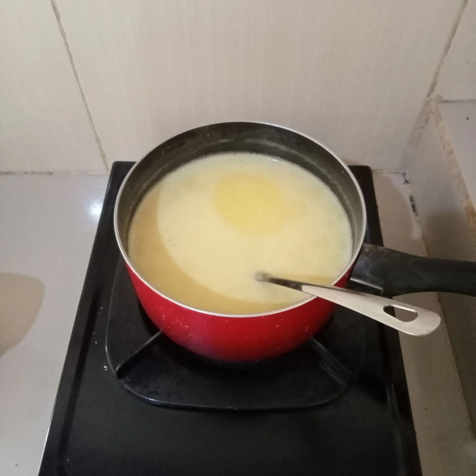 Step 4 Puding Jagung Santan