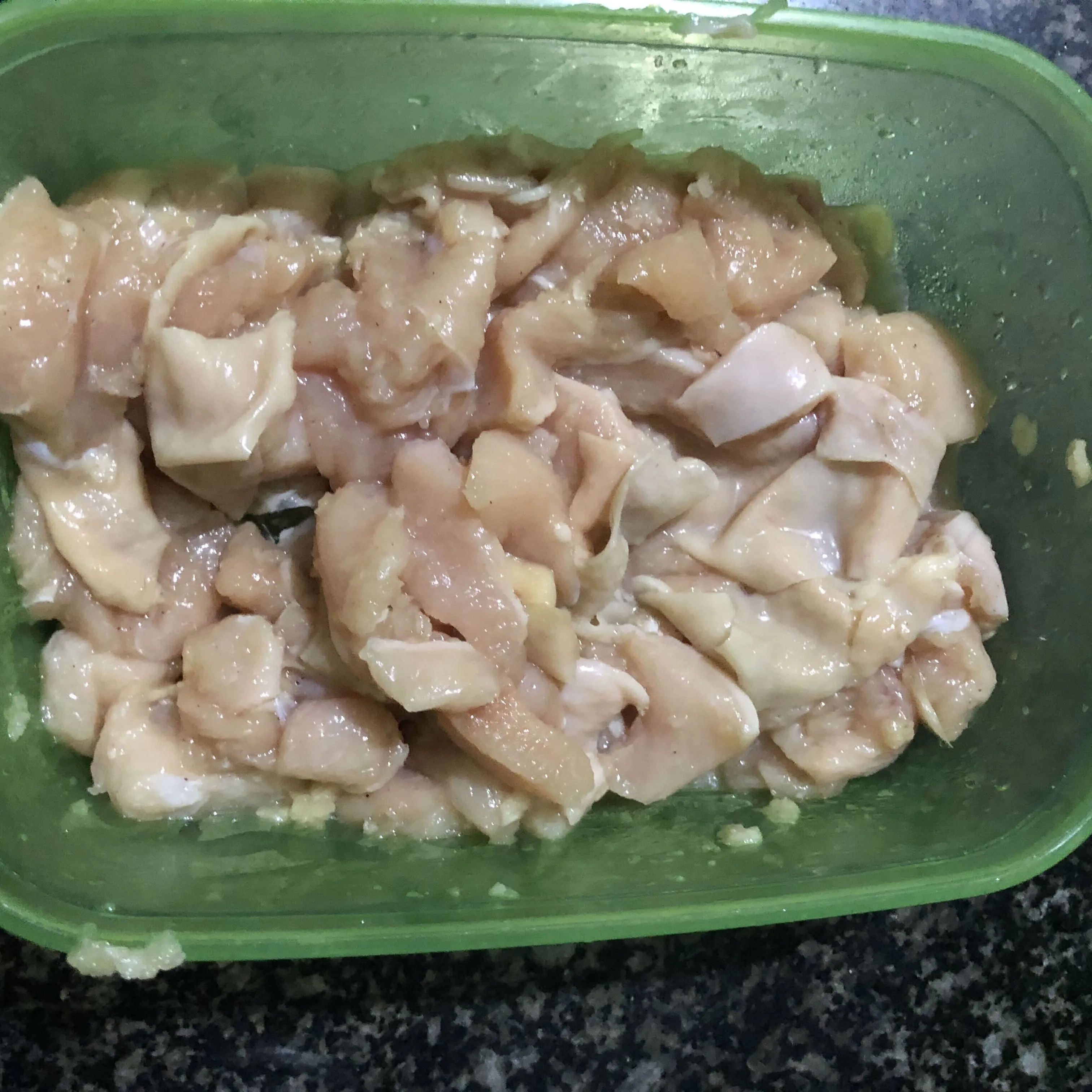 Step 1 Chicken Pop Cabe Garam