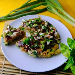 Negiyaki Okonomiyaki Daun Bawang