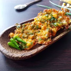 Dadar Jagung Teri Nasi