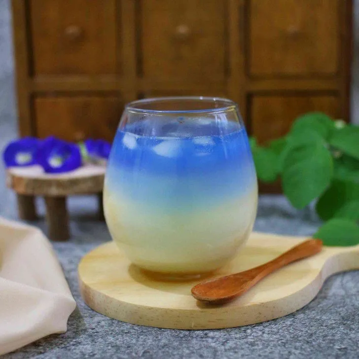 Milky Orange Butterfly Pea