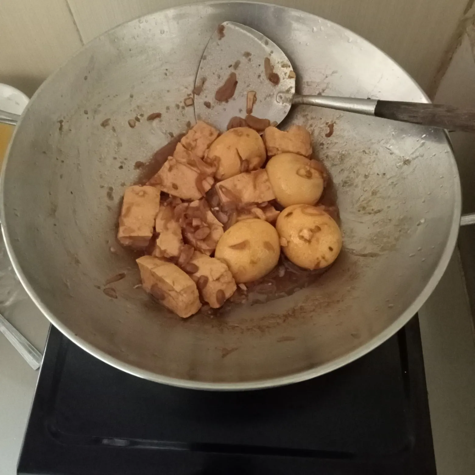 Step 5 Tahu Telur rebus Bumbu Taoco