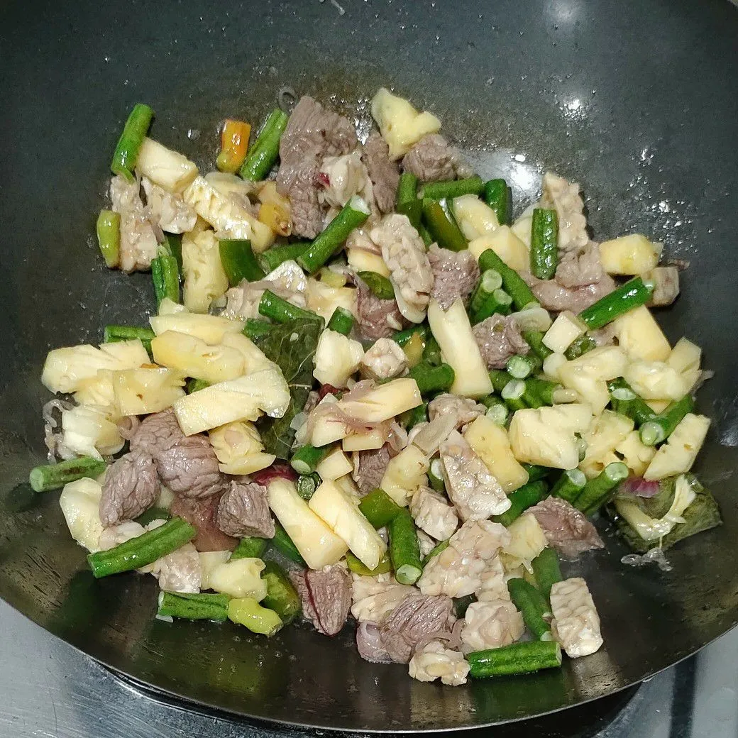 Step 6 Sambal Goreng Nanas
