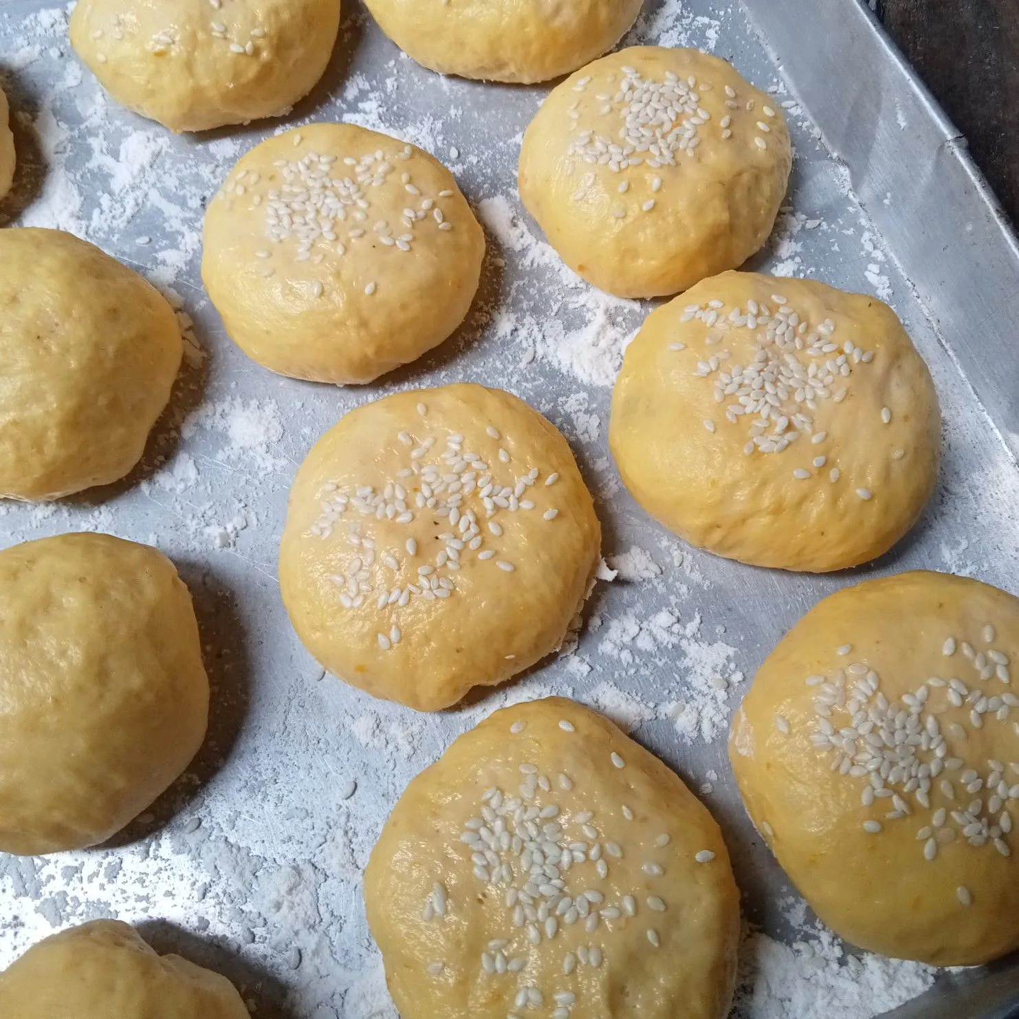 Step 7 Roti Goreng Labu Kuning Isi Meses