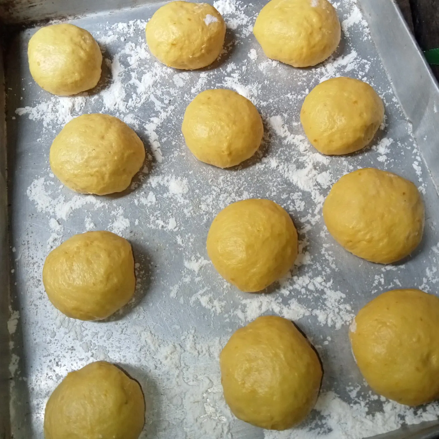 Step 6 Roti Goreng Labu Kuning Isi Meses