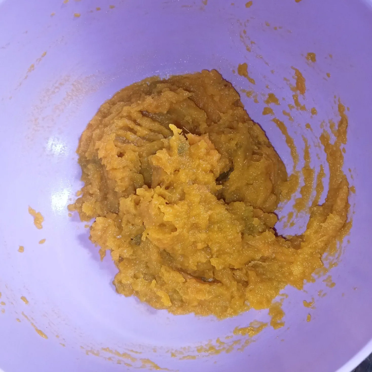 Step 1 Roti Goreng Labu Kuning Isi Meses