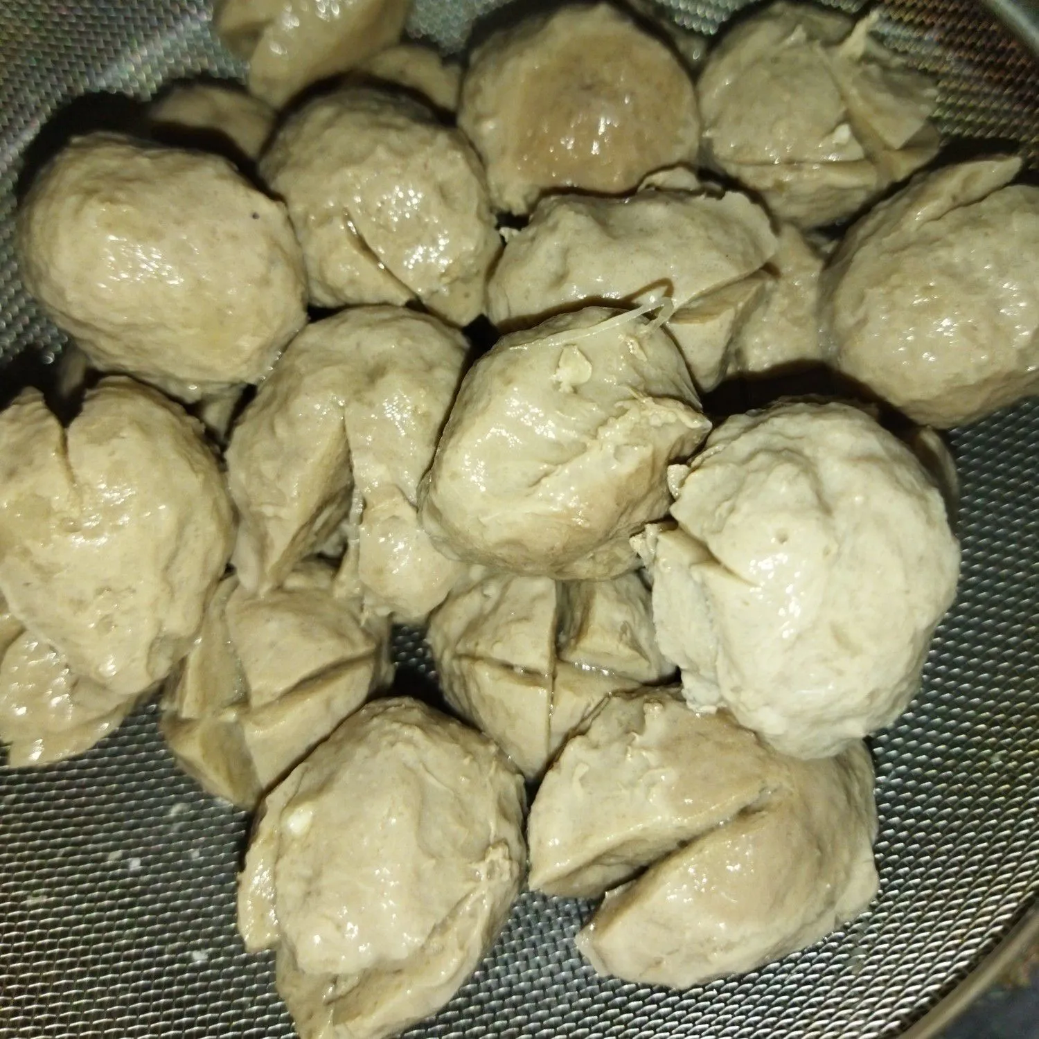 Step 1 Bakso Pentol Mercon