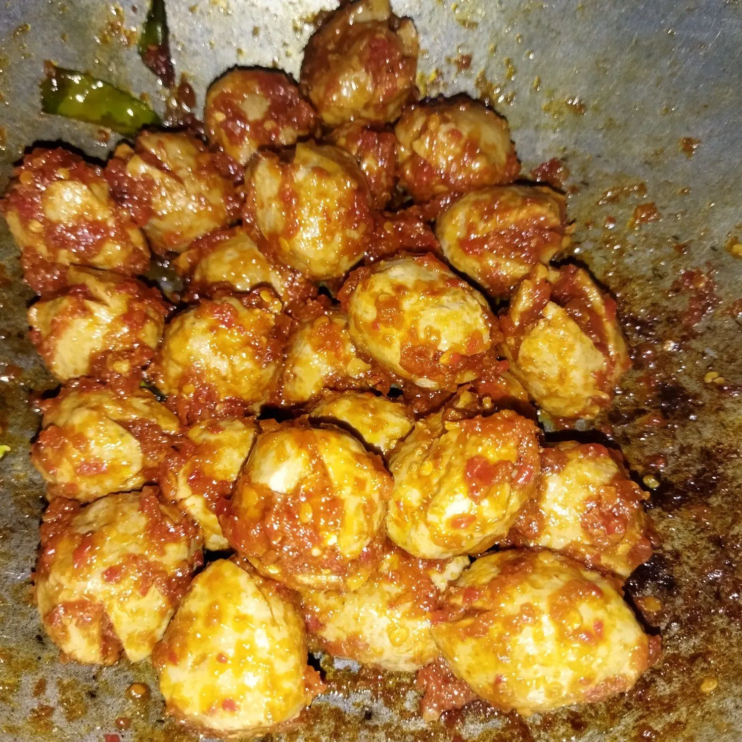 Step 9 Bakso Pentol Mercon