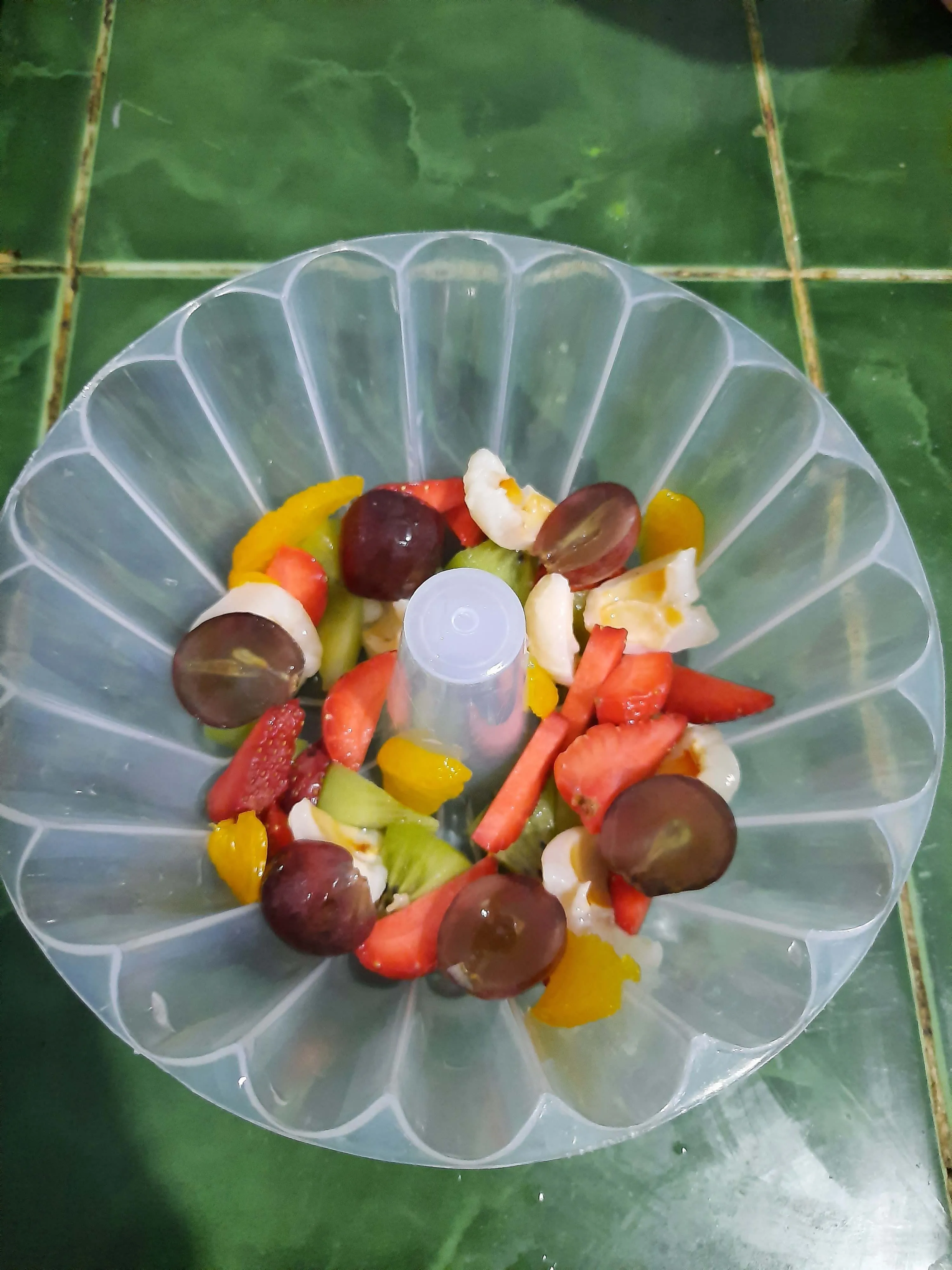 Step 1 Puding Kaca Hias Buah