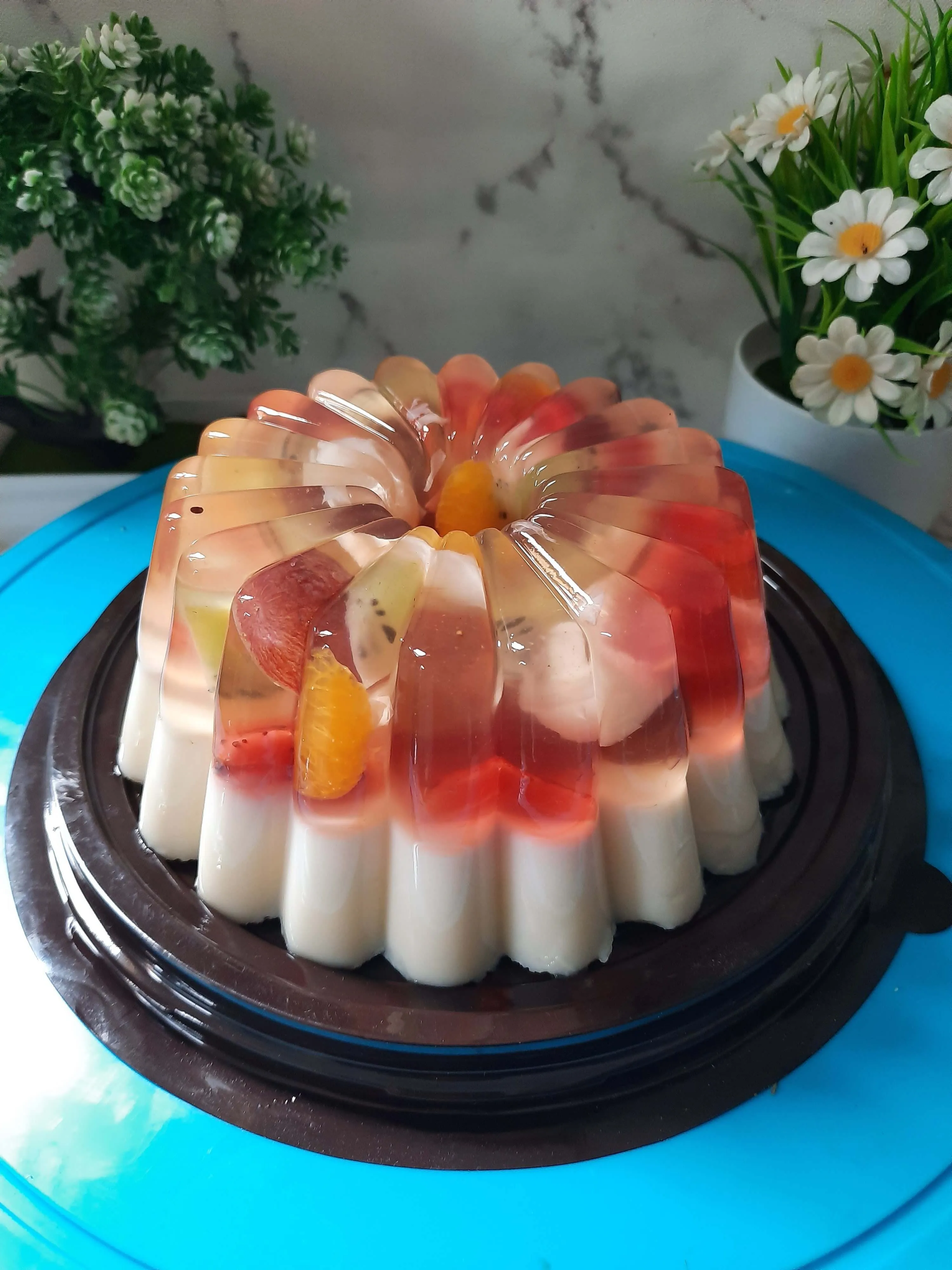 Step 6 Puding Kaca Hias Buah