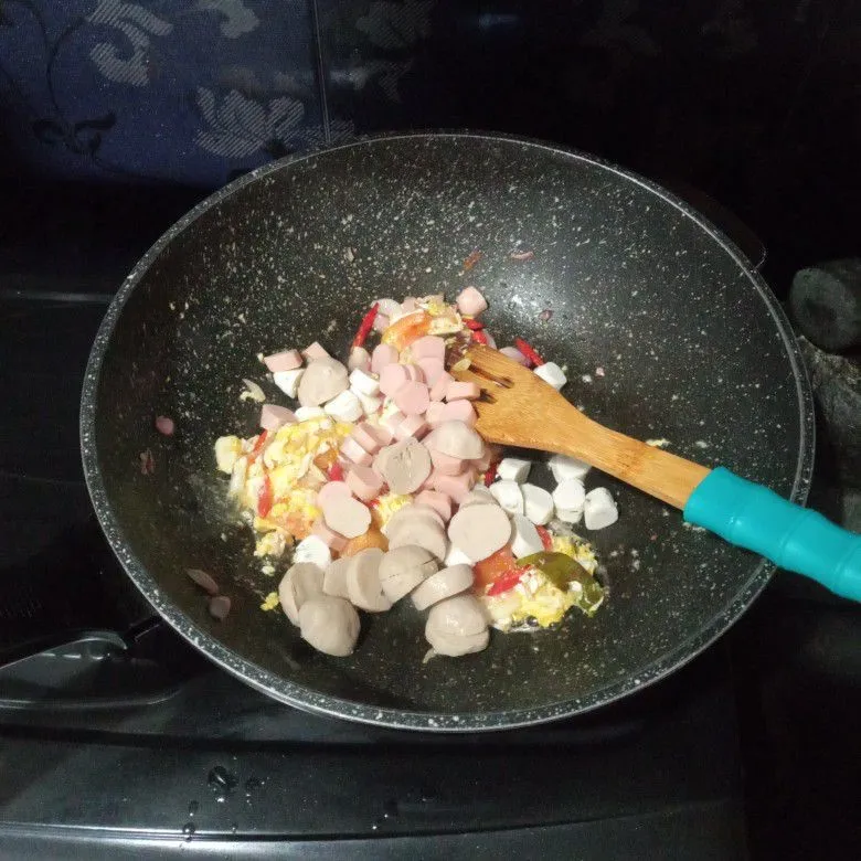 Step 3 Nasi tumis sawi gila