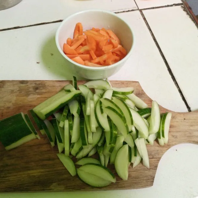 Step 1 Tumis Timun Wortel
