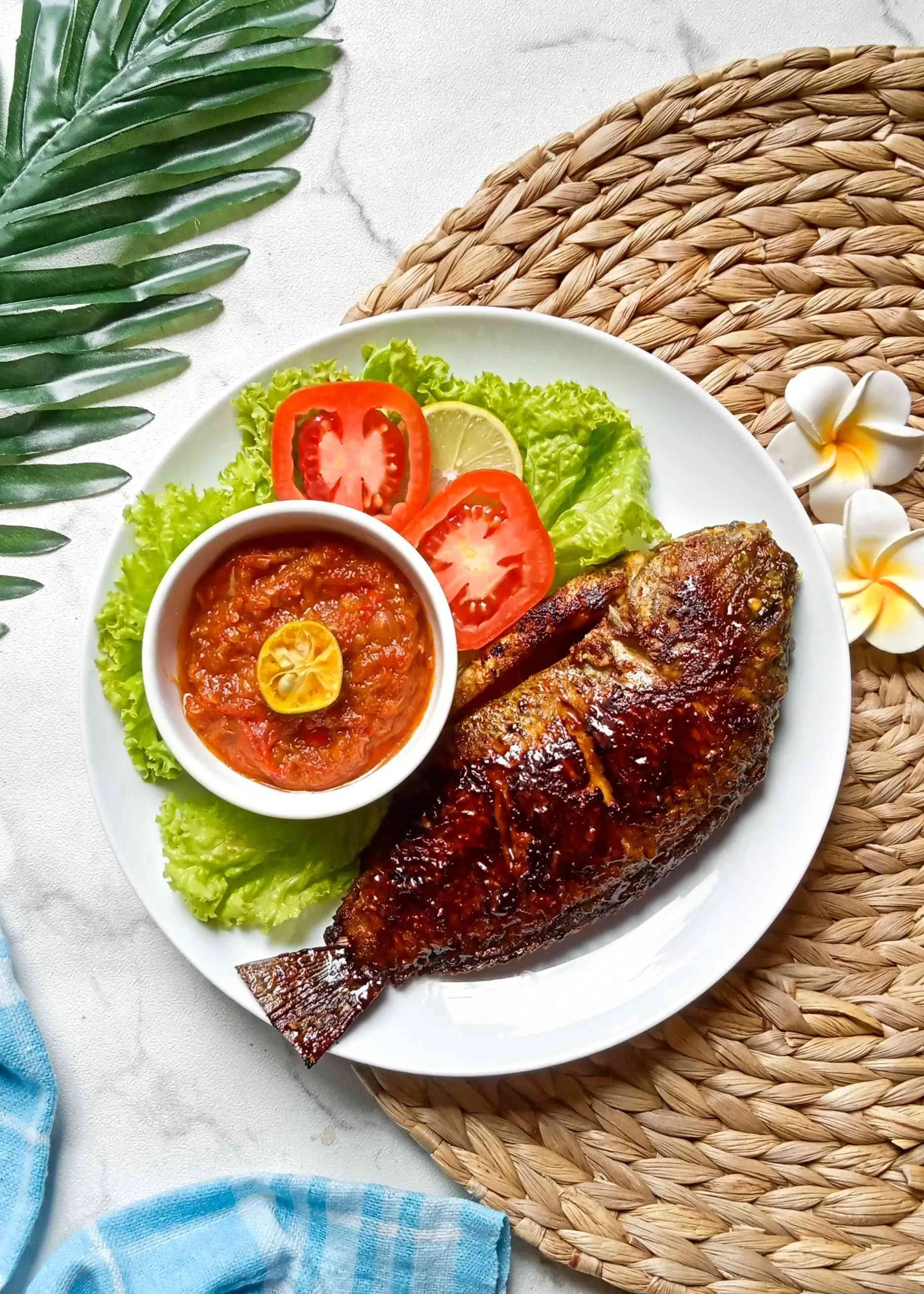 Gurame Bakar Teflon Bumbu Kecap