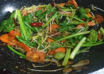 Tumis Kangkung Rebon