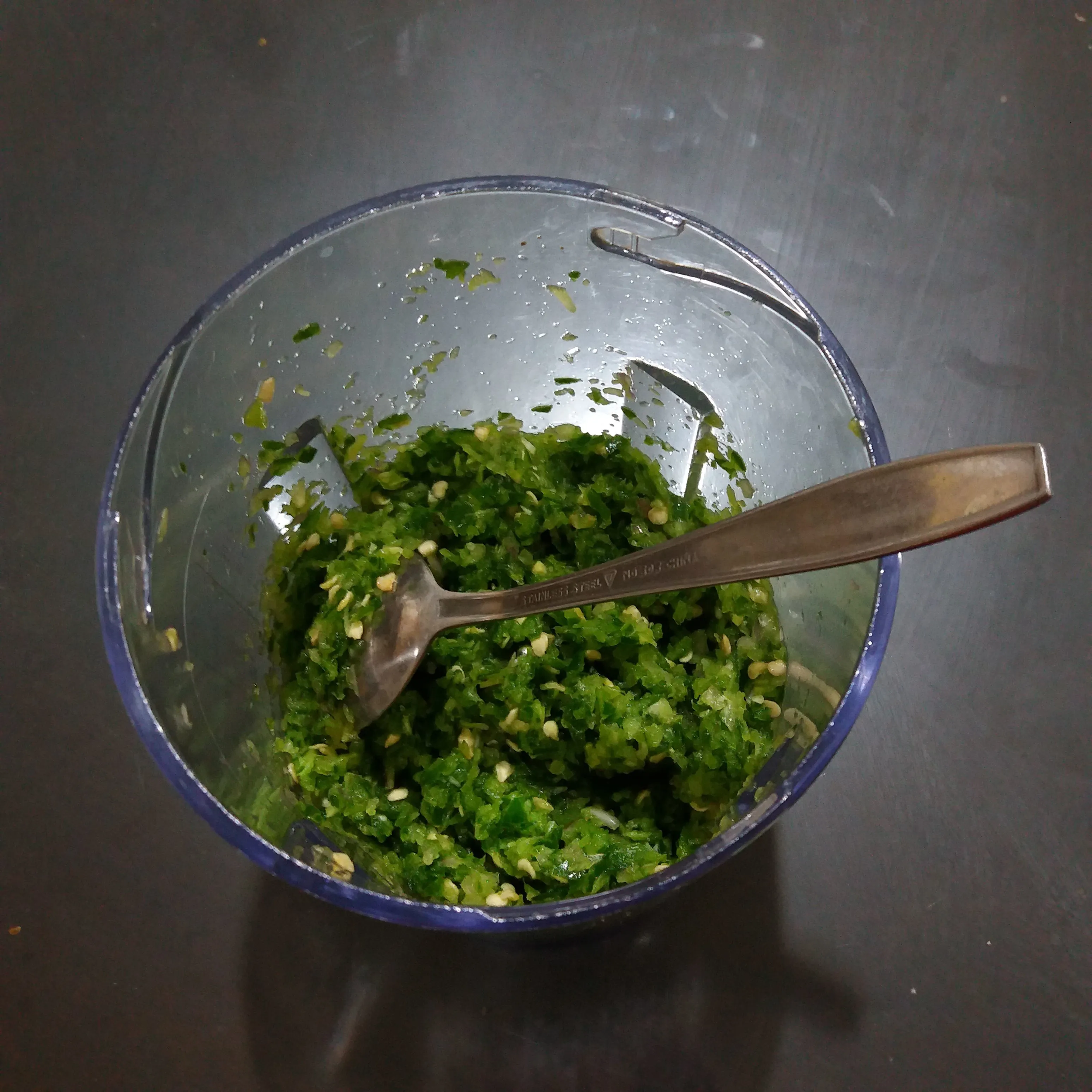 Step 2 Sambal hijau