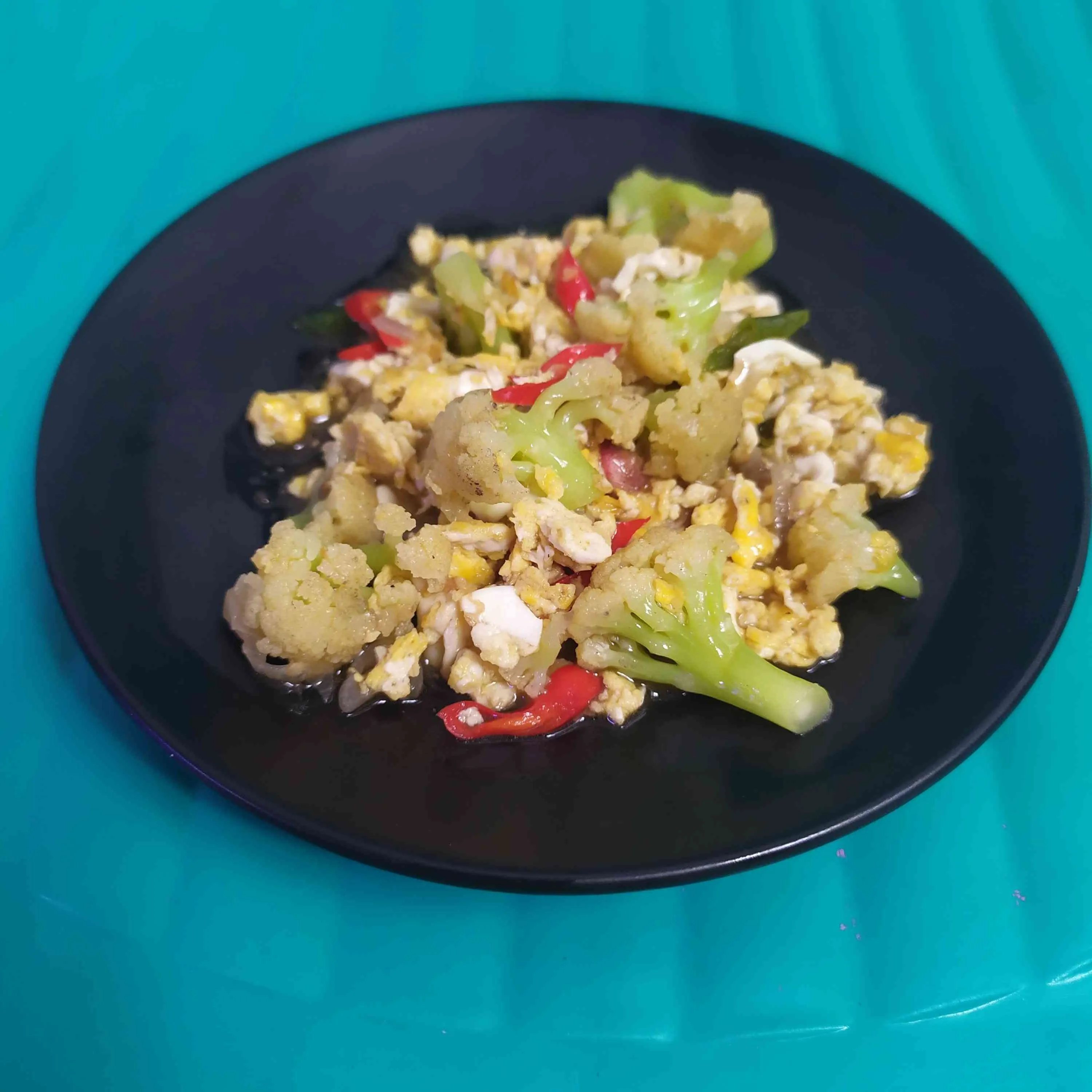 Orak Arik Telur Mix Kembang Kol