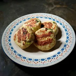 Perkedel Ayam Tahu Panggang