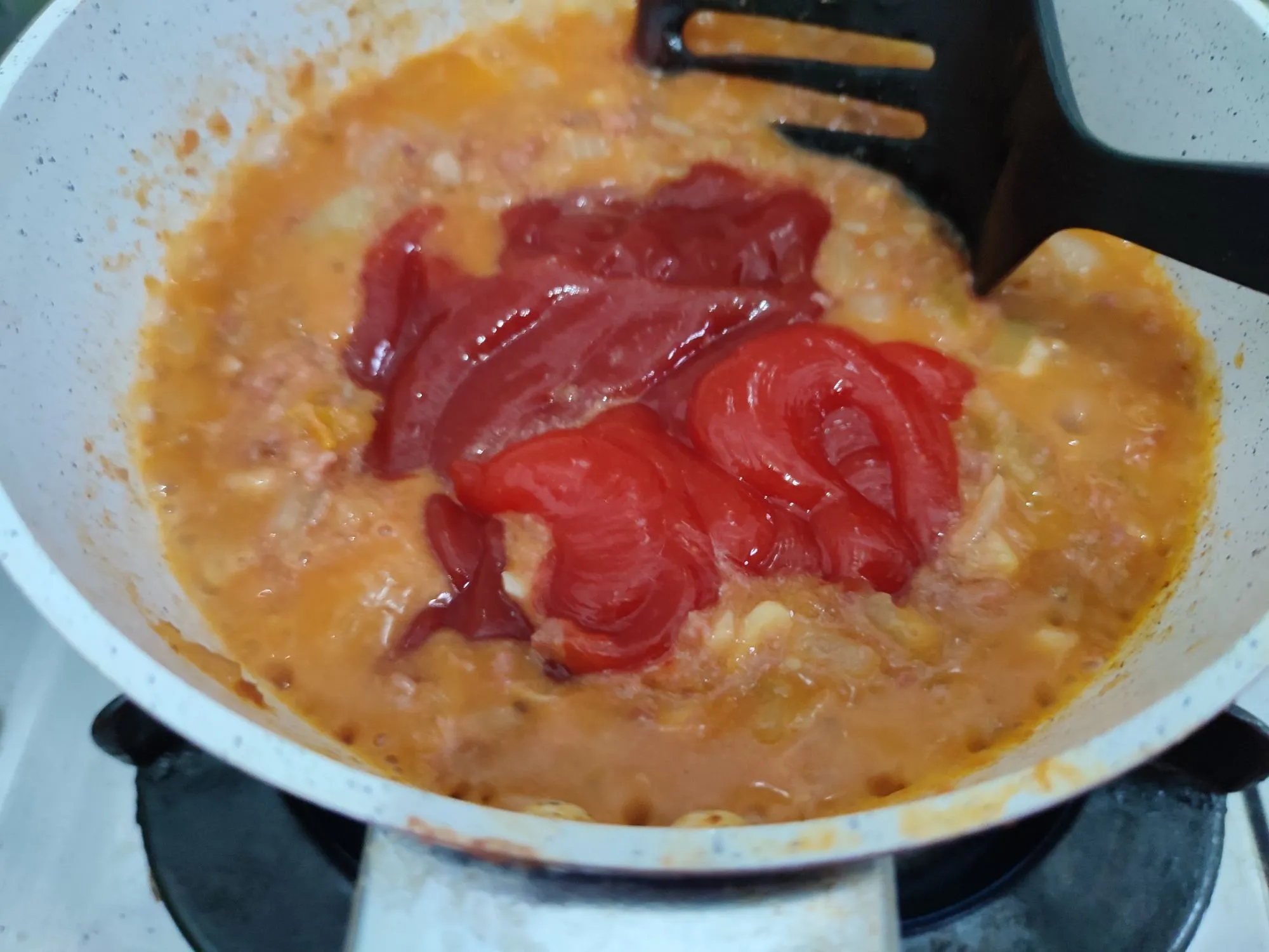 Step 6 Spaghetti Bolognese Kornet