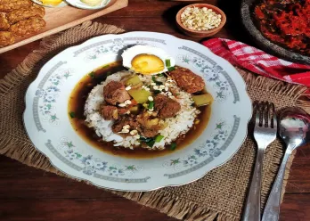 Nasi Rawon Daging