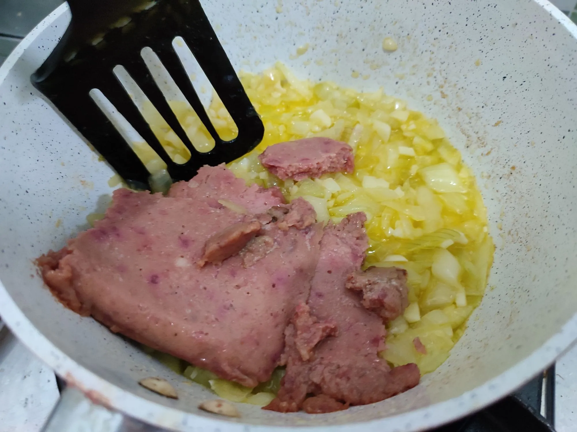 Step 4 Spaghetti Bolognese Kornet
