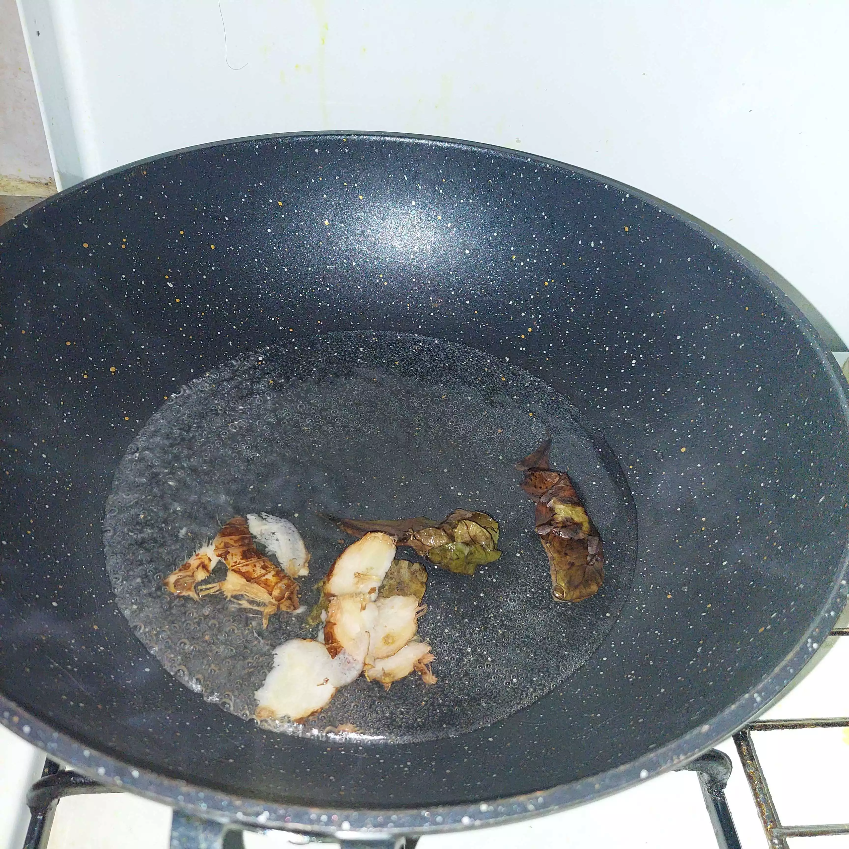 Step 4 Sayur Bobor Kenikir Daun Singkong