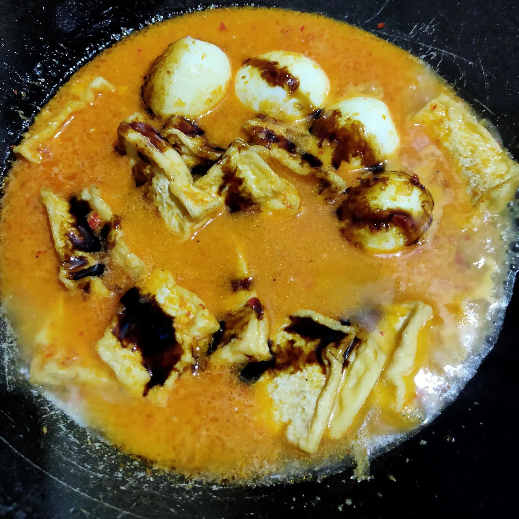 Step 6 Telur dan Tahu Bumbu Bali