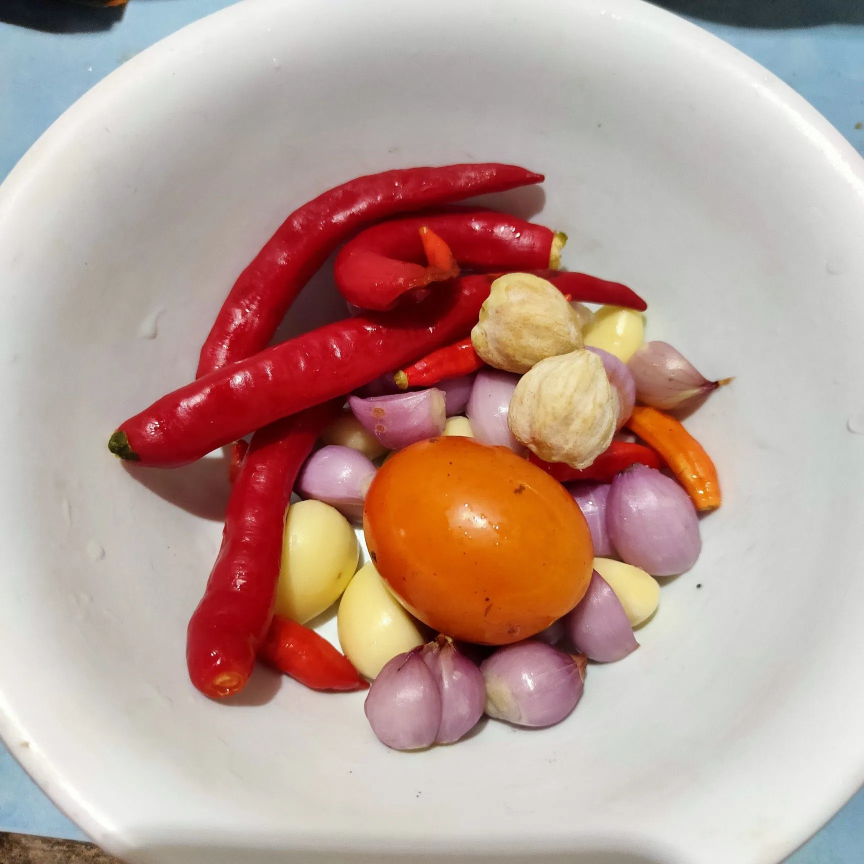 Step 2 Telur dan Tahu Bumbu Bali