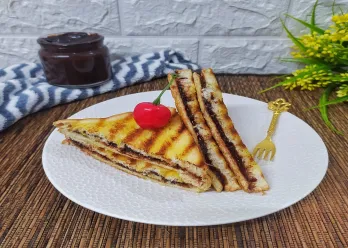 Roti Bakar Selai Bluberry #JagoMasakMinggu3Periode3