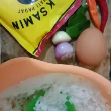 Siapkan semua bahan.