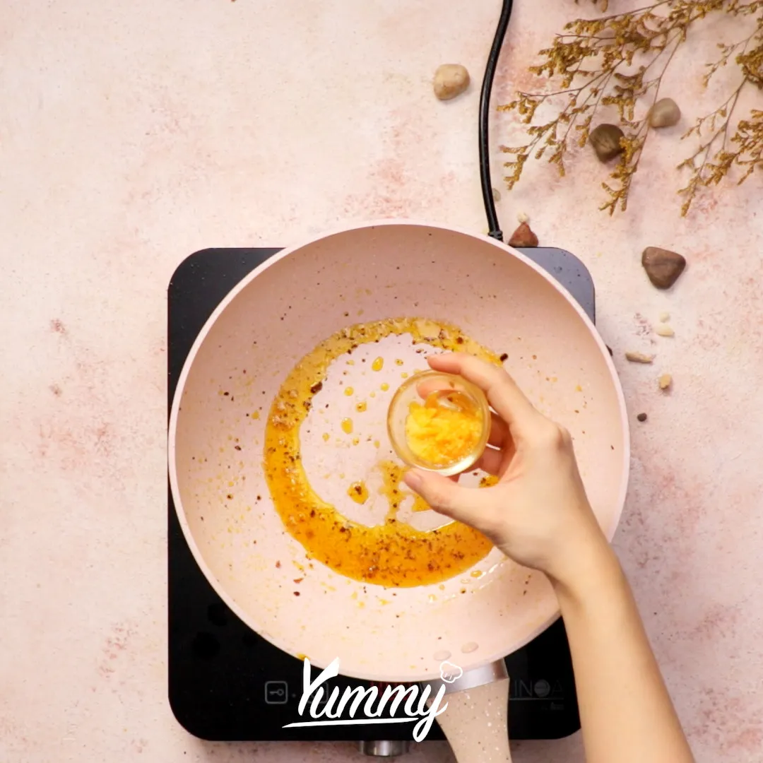 Step 4 Creamy Pesto Pasta