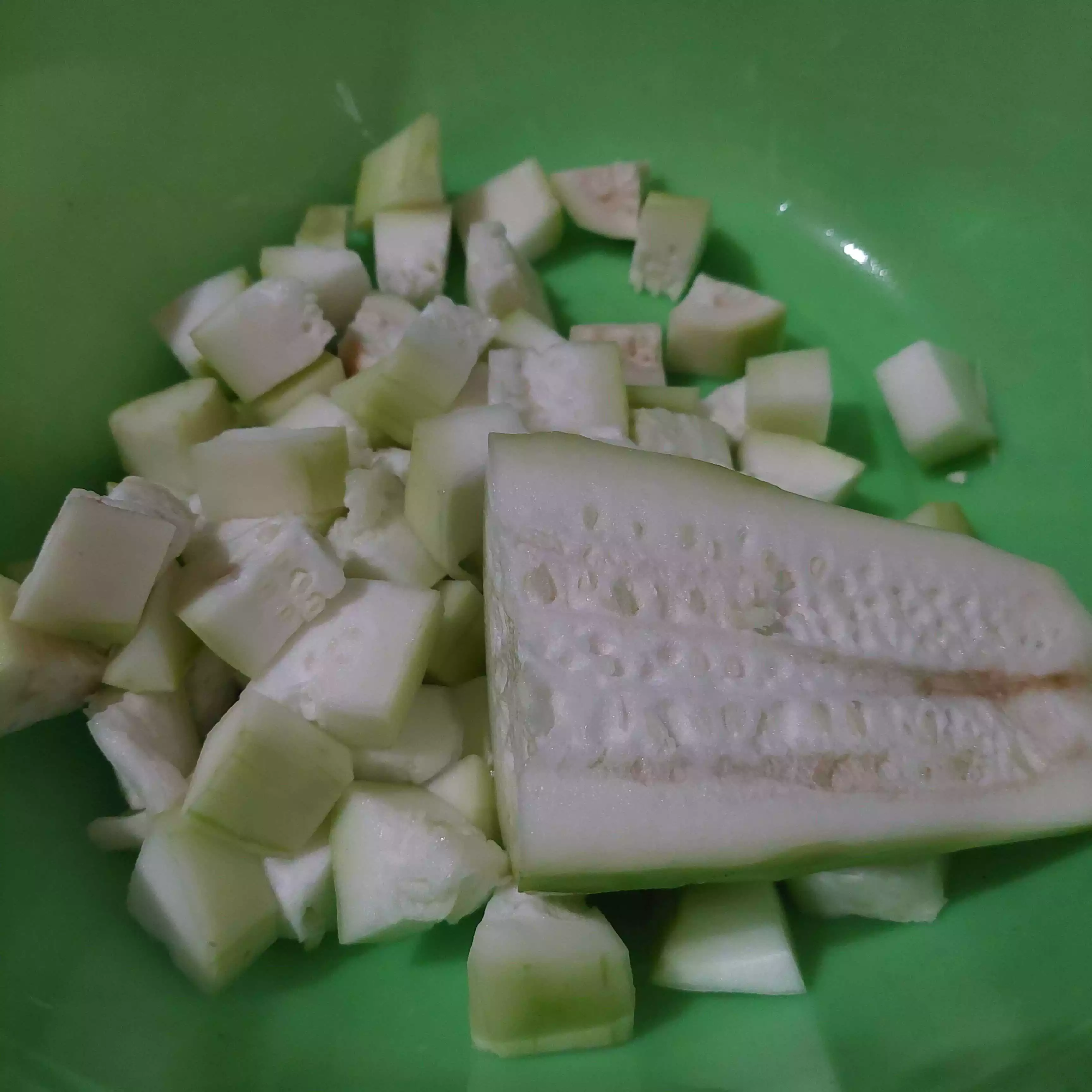 Step 1 Sayur Bayam Labu Air