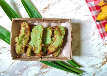 Pisang Goreng Pandan