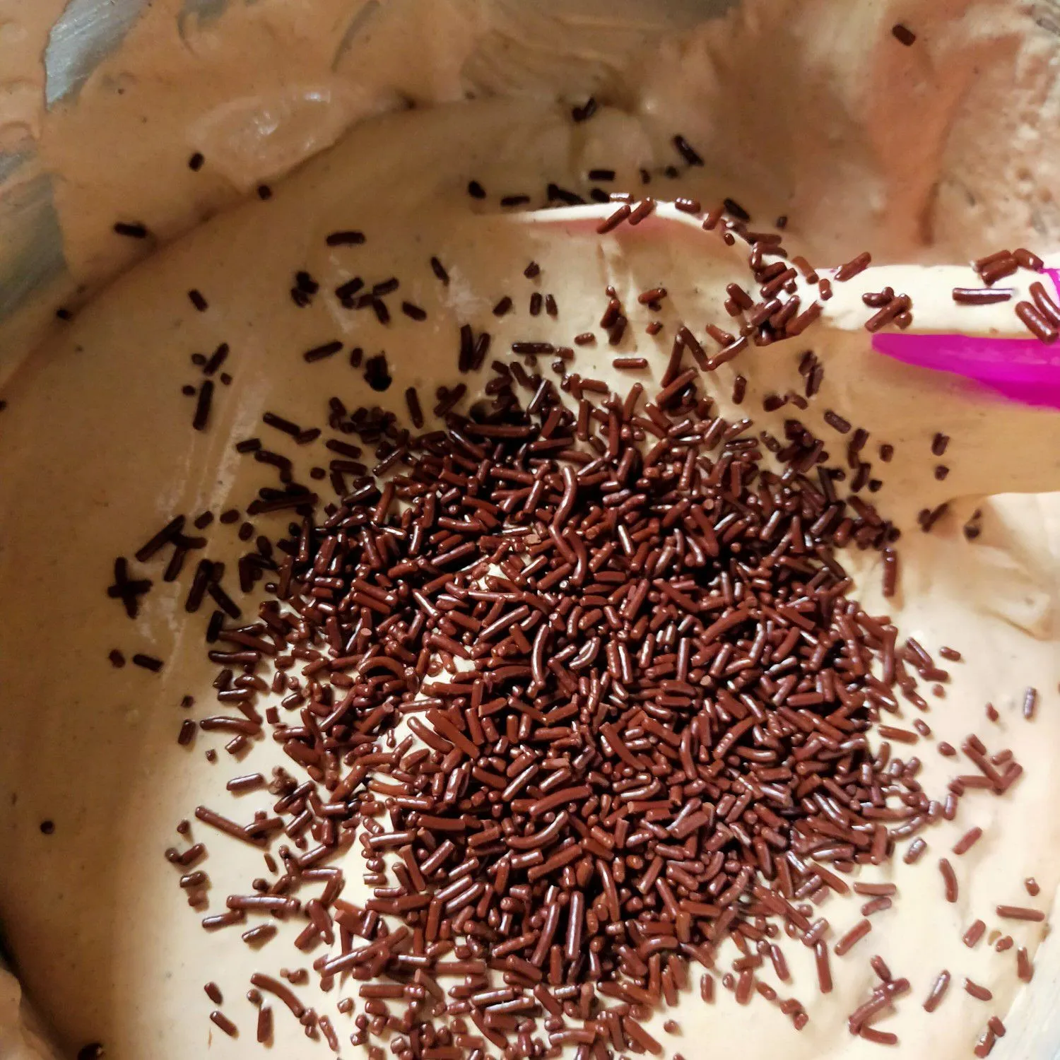Step 4 Bolu Coklat Meses