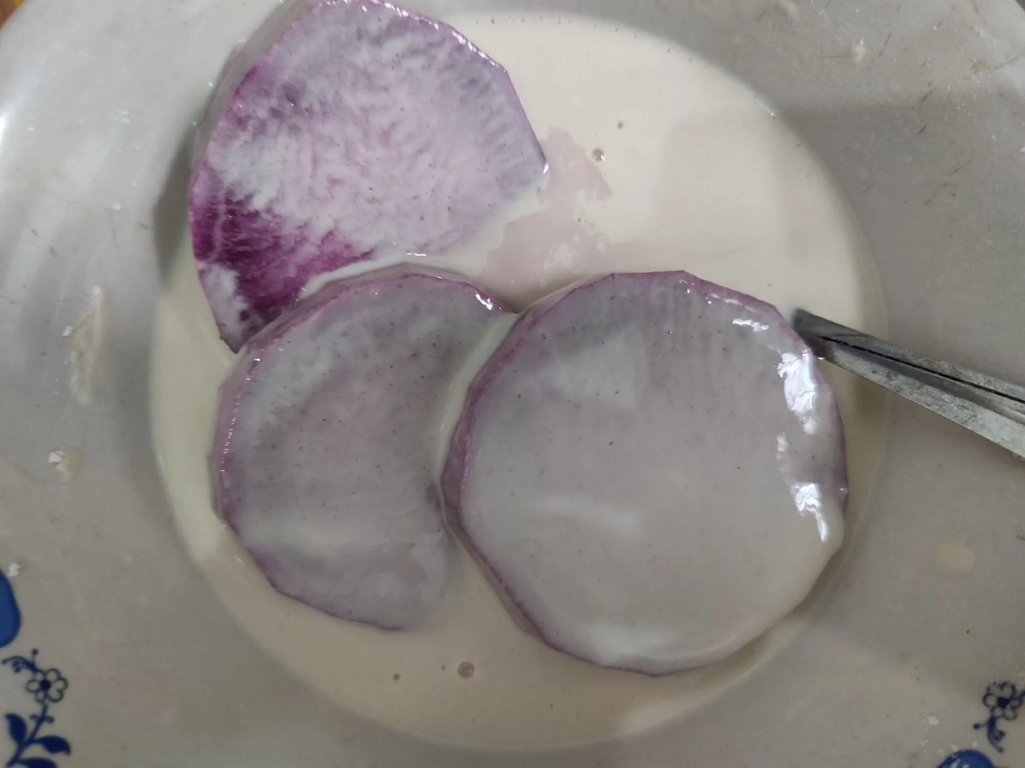 Step 4 Ubi Ungu Goreng Tepung