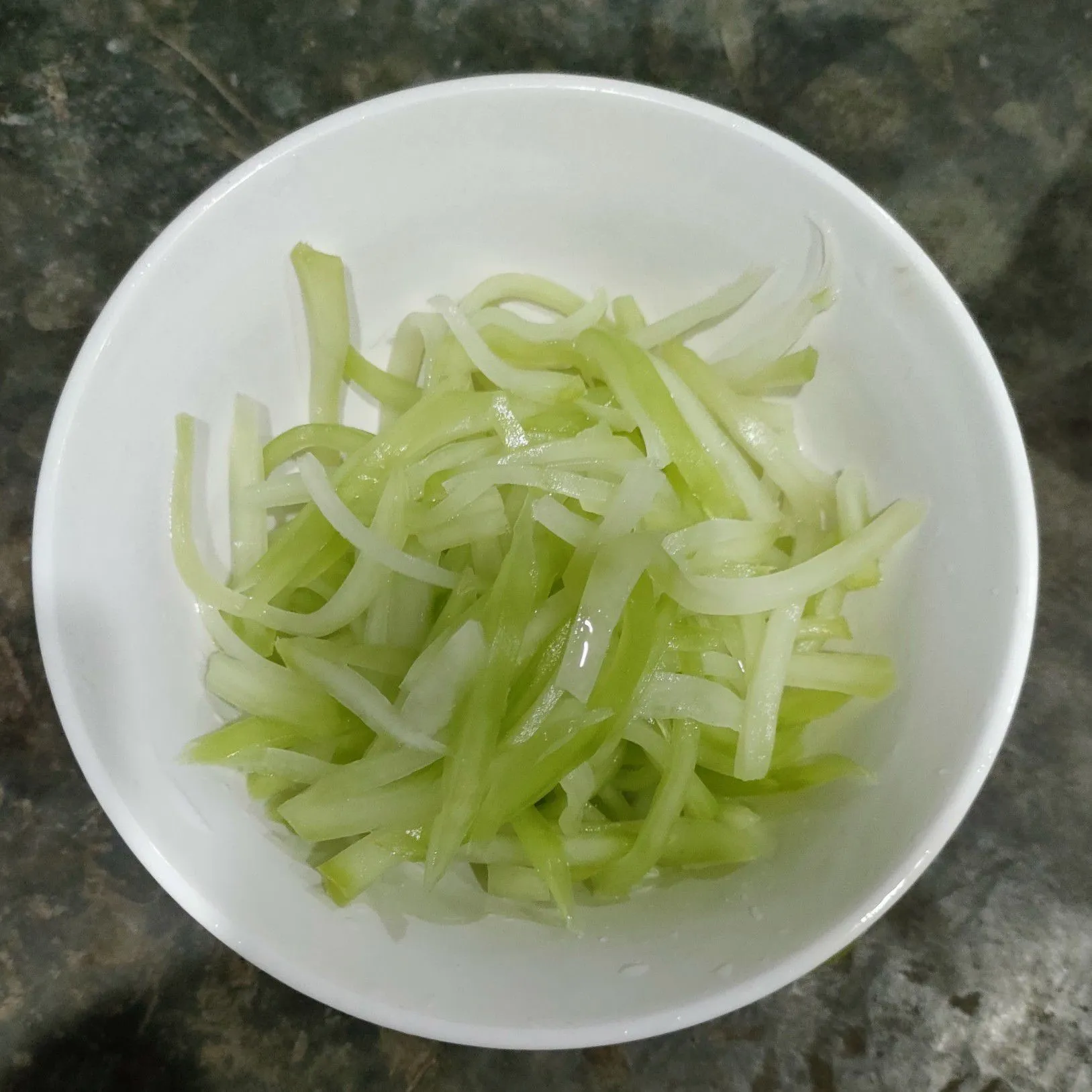 Step 1 Tumis Kecap Labu Siam