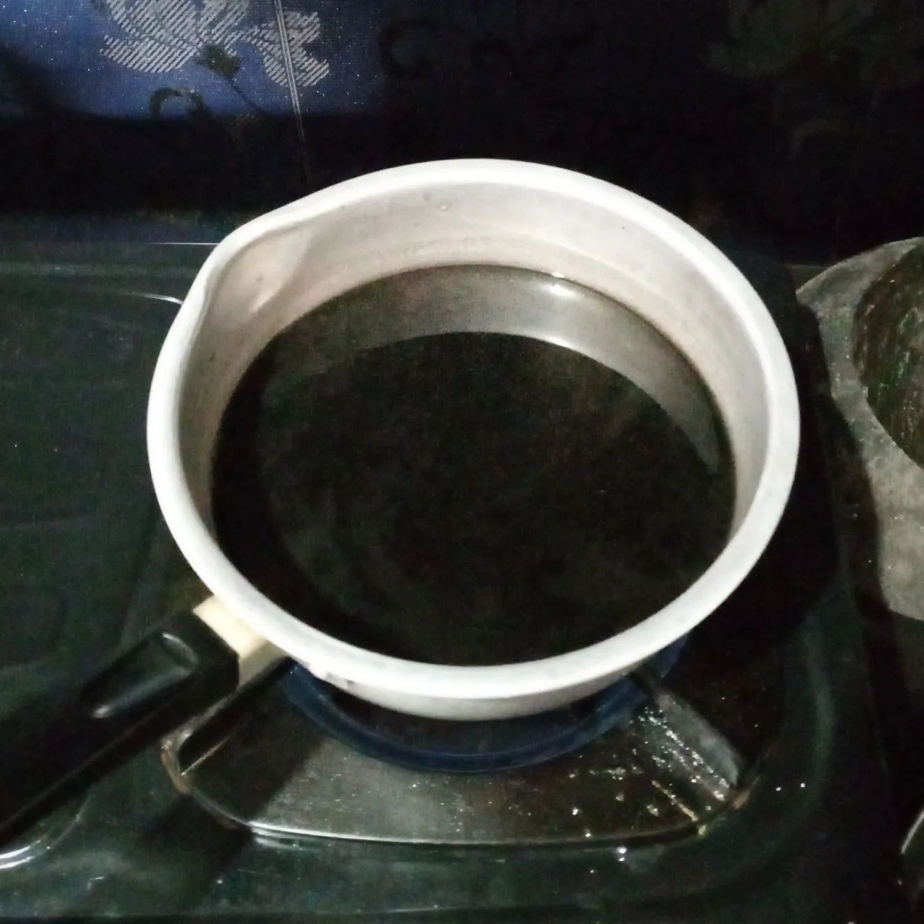 Step 1 Jelly cincau gula merah
