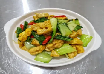 Tumis Pakcoy dan Tahu
