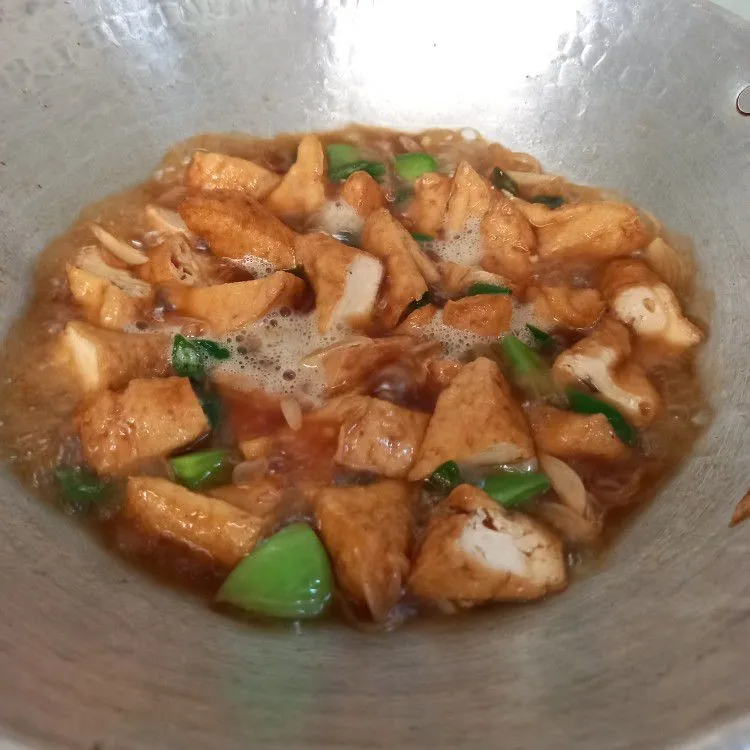 Step 5 Oseng Tahu Cabe Hijau