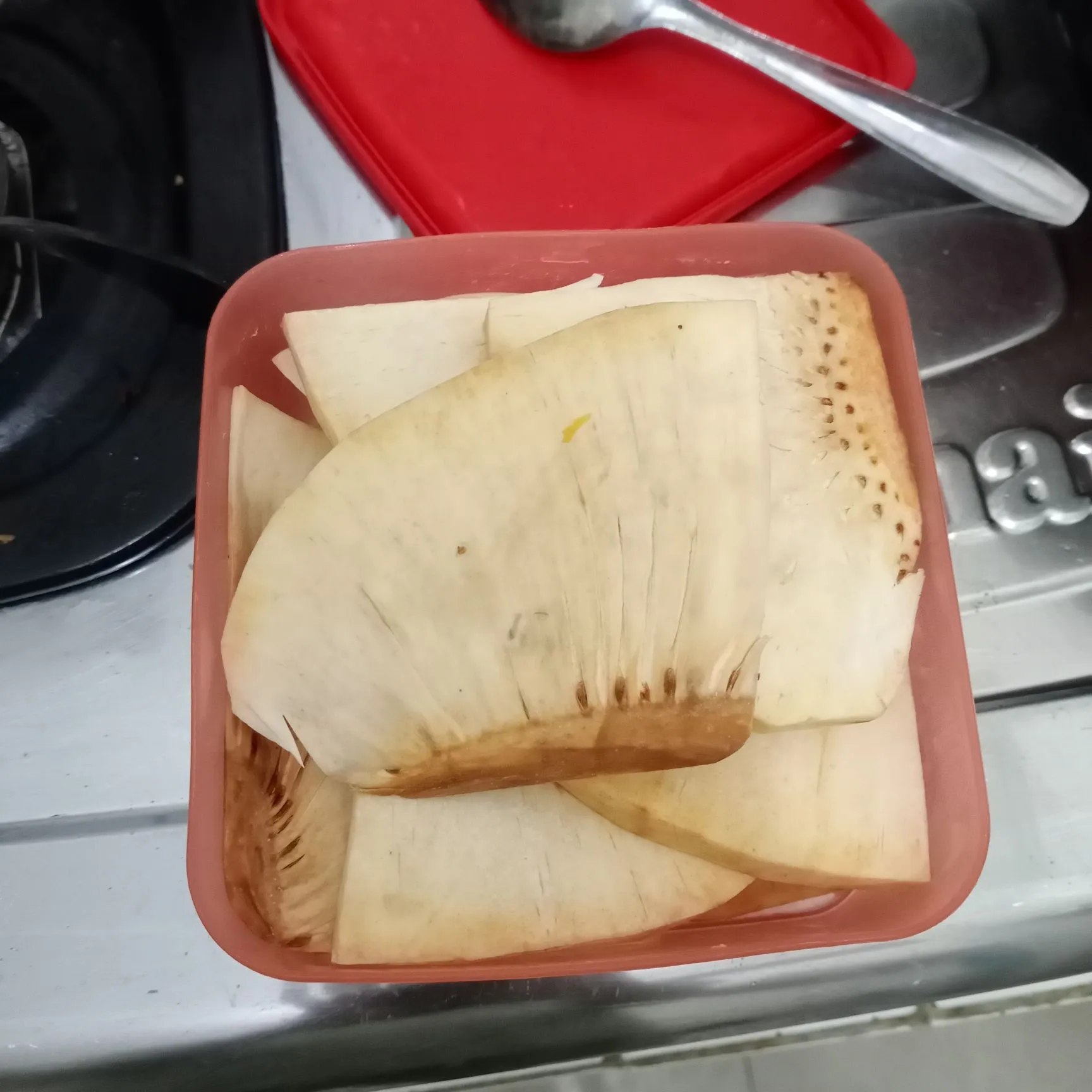 Step 1 Sukun Goreng