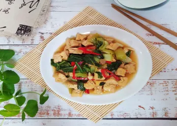Tumis Pokcoy Tahu Kecap